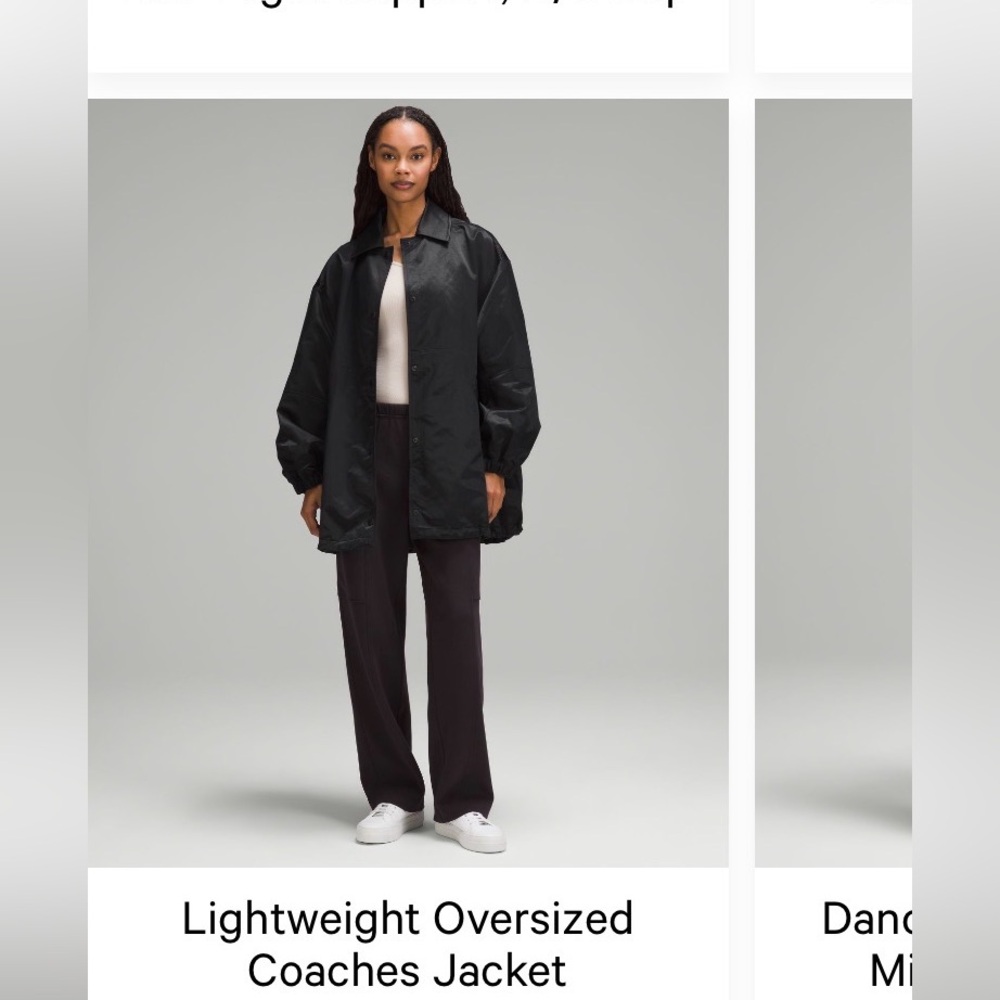LULULEMON lightweight oversized coaches jacket